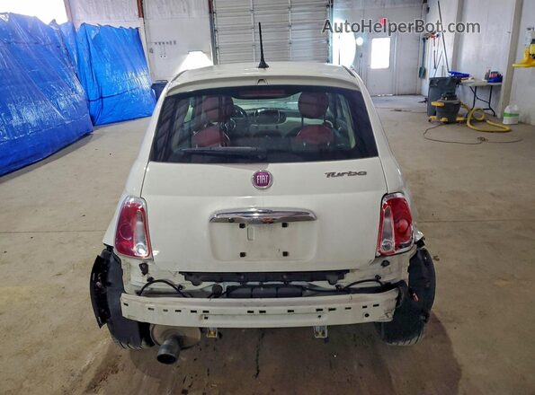 3C3CFFKH3JT255221 2018 FIAT 500 Белый Вид сзади