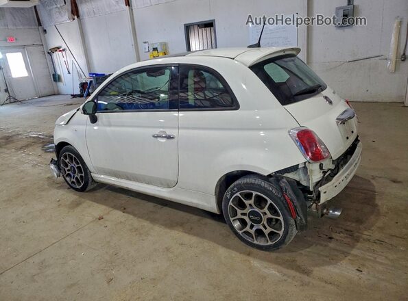 3C3CFFKH3JT255221 2018 FIAT 500 Белый Задняя левая четверть
