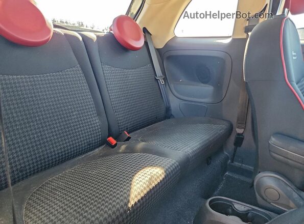 3C3CFFKH5JT420797 2018 FIAT 500 Серый Вид задних сидений