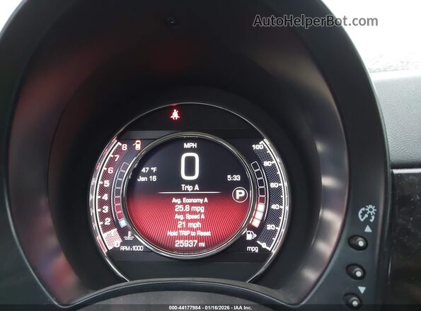 3C3CFFKH9JT510163 2018 FIAT 500 Серый Вид задних сидений