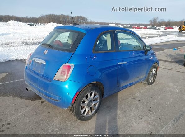 3C3CFFKR0HT580167 2017 FIAT 500 Blue Задня права чверть