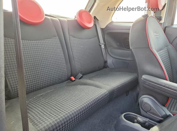 3C3CFFKR3GT144847 2016 FIAT 500 Угольный Вид задних сидений