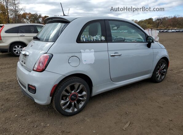 3C3CFFKRXHT671477 2017 FIAT 500 Синий Задняя правая четверть
