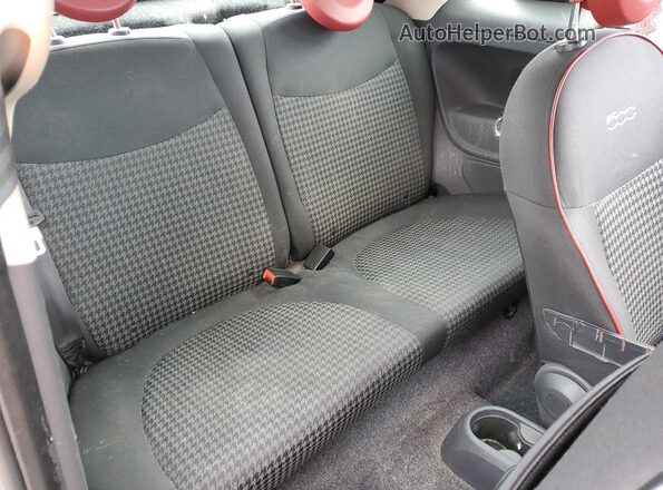 3C3CFFKRXHT671477 2017 FIAT 500 Синий Вид задних сидений