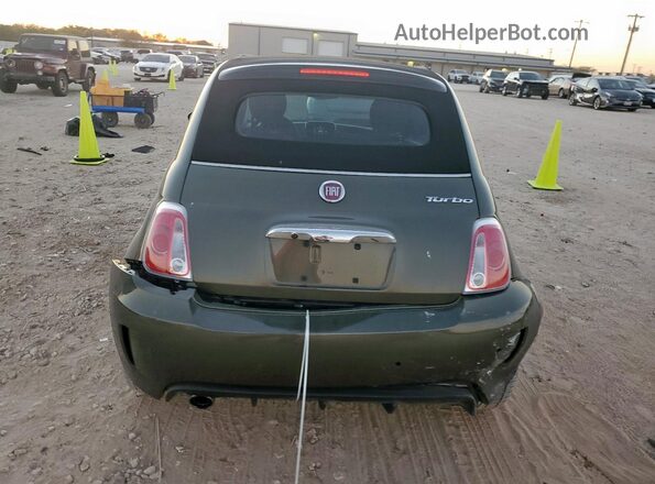 3C3CFFLH6JT377652 2018 FIAT 500 Зеленый Вид сзади