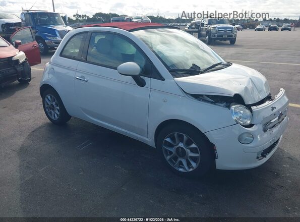 3C3CFFLR2HT530269 2017 FIAT 500C White Przód prawy