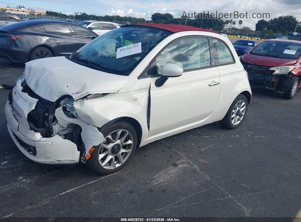 3C3CFFLR2HT530269 2017 FIAT 500C White Przód lewy