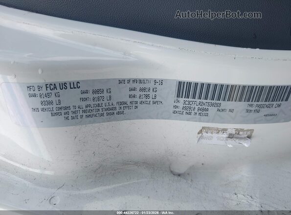 3C3CFFLR2HT530269 2017 FIAT 500C White Widok komory silnika