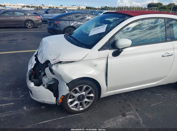 3C3CFFLR2HT530269 2017 FIAT 500C White Widok z przodu