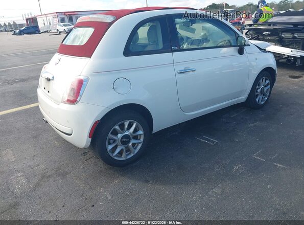 3C3CFFLR2HT530269 2017 FIAT 500C White Tył prawy