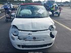 2017 Fiat 500c Pop White vin: 3C3CFFLR2HT530269
