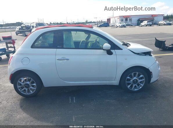 3C3CFFLR2HT530269 2017 FIAT 500C White Widok zestawu wskaźników