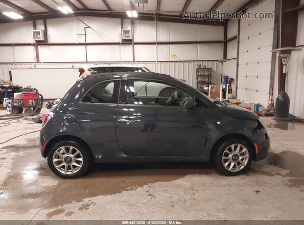 3C3CFFLR6HT569625 2017 FIAT 500C Black Панорамний вид салону 360°