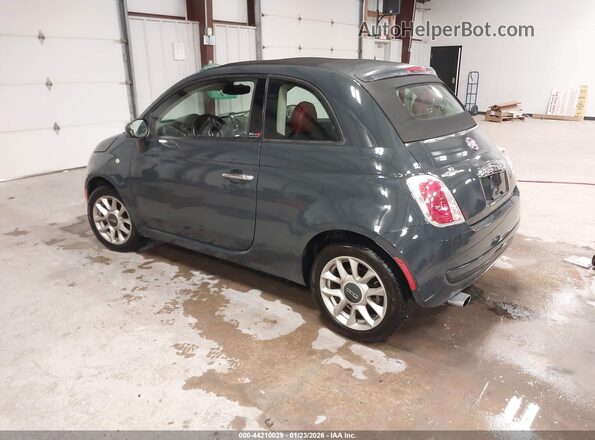 3C3CFFLR6HT569625 2017 FIAT 500C Black Задня ліва чверть