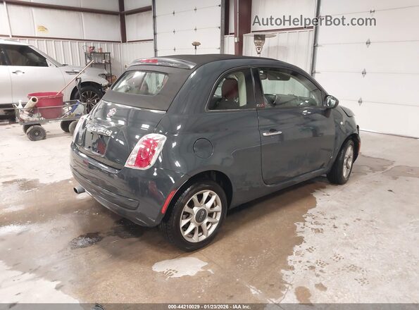 3C3CFFLR6HT569625 2017 FIAT 500C Black Задня права чверть