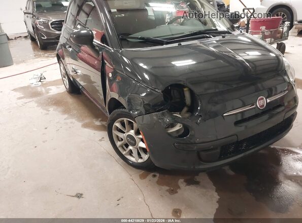 3C3CFFLR6HT569625 2017 FIAT 500C Black Вид спереду