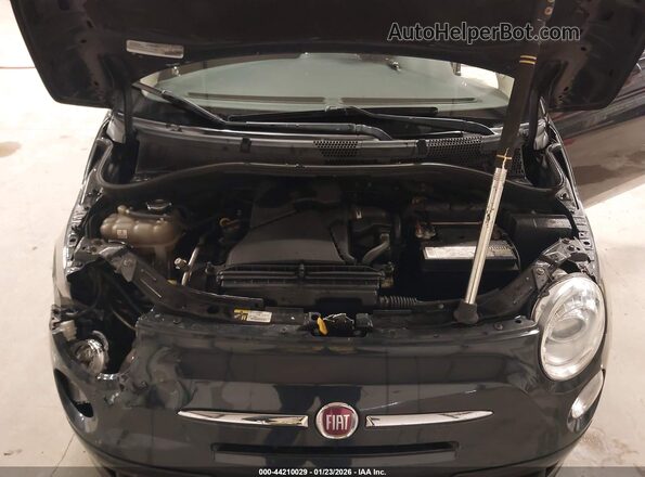 3C3CFFLR6HT569625 2017 FIAT 500C Black Вид ззаду