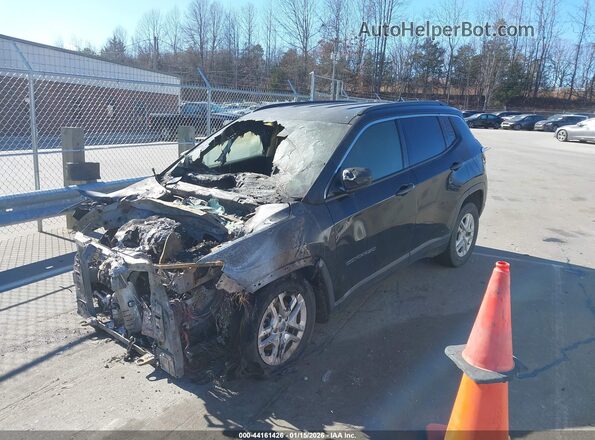 3C4NJCAB0KT615397 2019 JEEP COMPASS Черный Передняя левая четверть