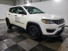 2018 Jeep Compass Sport Белый vin: 3C4NJCAB2JT136882 Damage: Right Rear Door, Heavy Scratch, 1 To 2 Inches