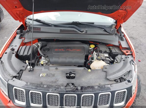 3C4NJCAB4HT690659 2017 JEEP NEW COMPASS Orange Widok z tyłu
