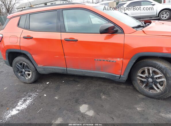 3C4NJCAB4HT690659 2017 JEEP NEW COMPASS Orange Widok wnętrza z tyłu