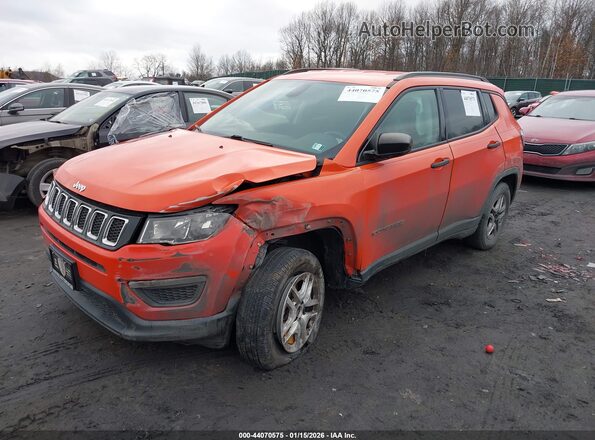 3C4NJCAB4HT690659 2017 JEEP NEW COMPASS Orange Przód lewy