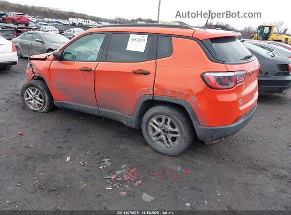 3C4NJCAB4HT690659 2017 JEEP NEW COMPASS Orange Tył lewy