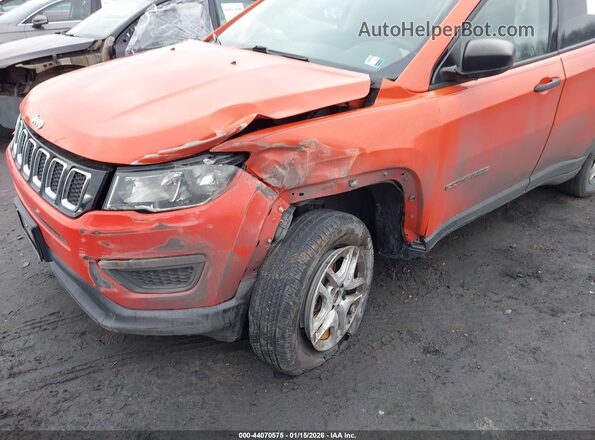 3C4NJCAB4HT690659 2017 JEEP NEW COMPASS Orange Widok z przodu