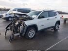 2017 Jeep New Compass Sport Fwd White vin: 3C4NJCAB9HT652506