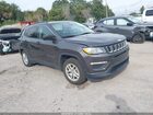 2021 Jeep Compass Sport Fwd Gray vin: 3C4NJCAB9MT531226
