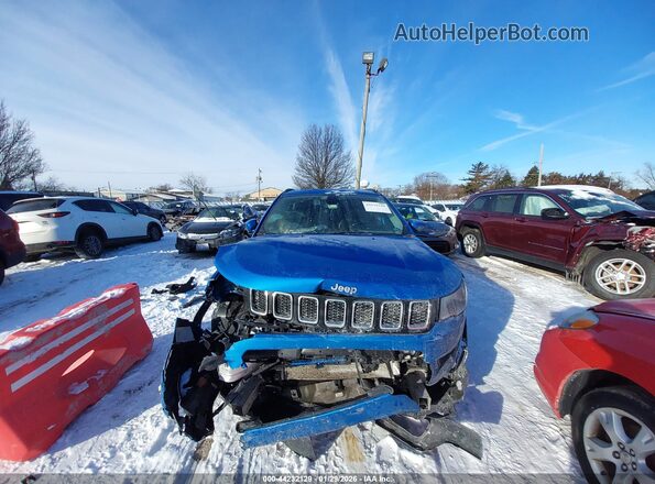 3C4NJCBB0LT253166 2020 JEEP COMPASS Синий Вид панели приборов