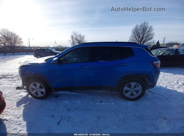 3C4NJCBB0LT253166 2020 JEEP COMPASS Синий Вид задней части салона