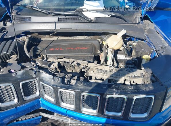 3C4NJCBB1HT669136 2017 JEEP NEW COMPASS Blue Widok z tyłu
