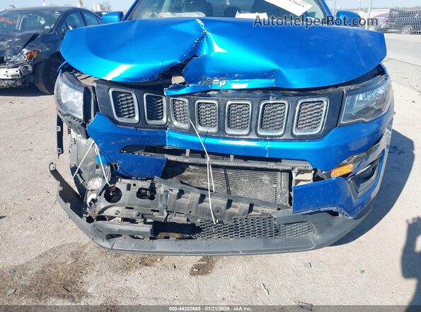 3C4NJCBB1HT669136 2017 JEEP NEW COMPASS Blue Widok z przodu