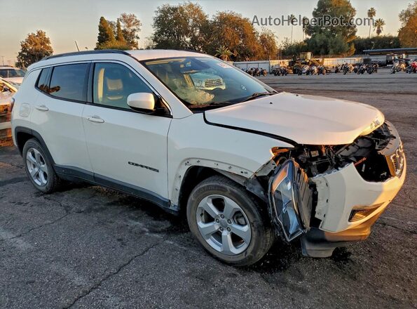 3C4NJCBB1KT699308 2019 JEEP COMPASS Белый Передняя правая четверть
