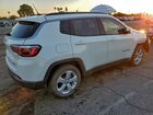 2019 Jeep Compass Latitude Белый vin: 3C4NJCBB1KT699308