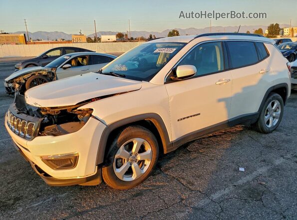 3C4NJCBB1KT699308 2019 JEEP COMPASS Белый Передняя левая четверть