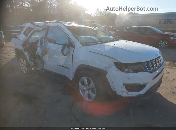 3C4NJCBB8JT267765 2018 JEEP COMPASS Белый Передняя правая четверть