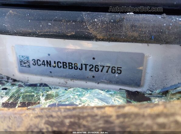 3C4NJCBB8JT267765 2018 JEEP COMPASS Белый Вид подкапотного пространства