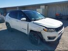 2021 Jeep Compass Altitude 4x4 White vin: 3C4NJDBB0MT594798