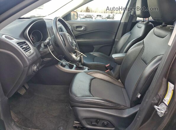 3C4NJDBB2KT735741 2019 JEEP COMPASS Gray Widok wnętrza z przodu