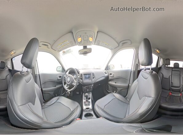 3C4NJDBB2KT735741 2019 JEEP COMPASS Gray Widok wnętrza 360 stopni