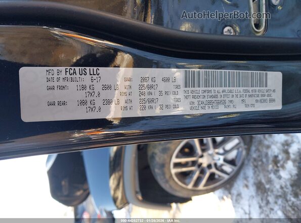 3C4NJDBB5HT660526 2017 JEEP NEW COMPASS Black Widok komory silnika
