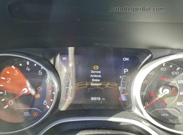 3C4NJDBB6KT827967 2019 JEEP COMPASS White Սարքավորումների վահանակի տեսք