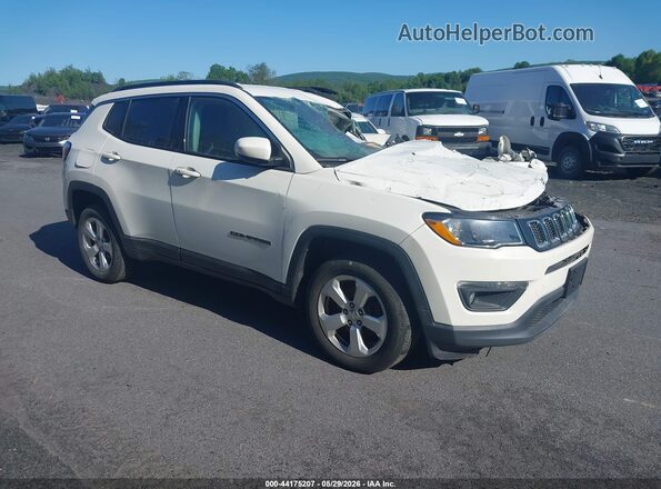 3C4NJDBB8LT104462 2020 JEEP COMPASS White Przód prawy