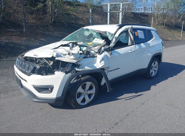 3C4NJDBB8LT104462 2020 JEEP COMPASS White Przód lewy