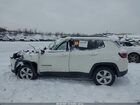 2020 Jeep Compass Latitude 4x4 White vin: 3C4NJDBB8LT104462