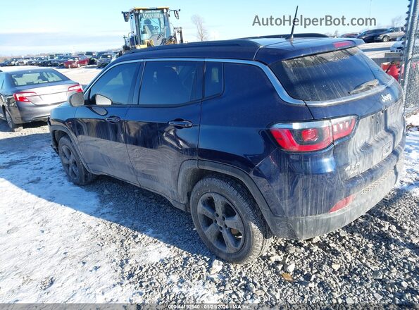 3C4NJDBBXJT107585 2018 JEEP COMPASS Dark Blue Задняя левая четверть