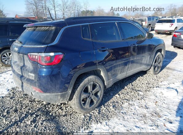 3C4NJDBBXJT107585 2018 JEEP COMPASS Dark Blue Задняя правая четверть