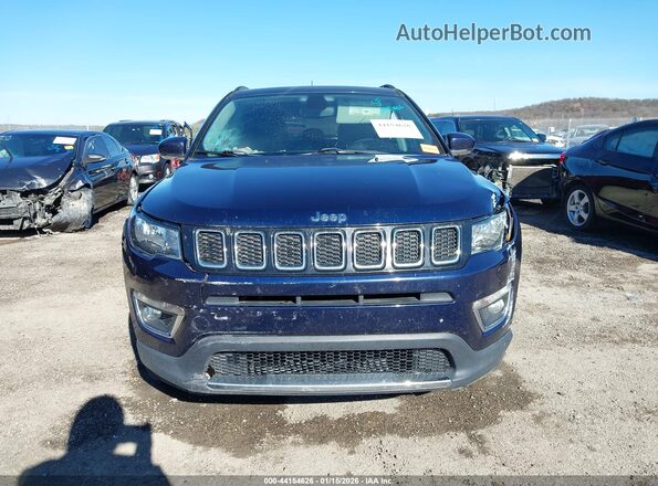 3C4NJDCB1KT638352 2019 JEEP COMPASS Blue Widok zestawu wskaźników